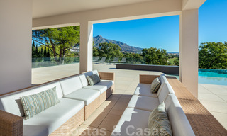 Contemporary, luxury villa for sale, frontline Las Brisas golf with stunning views in Nueva Andalucia, Marbella 39247 