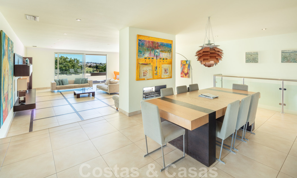 Contemporary, luxury villa for sale, frontline Las Brisas golf with stunning views in Nueva Andalucia, Marbella 39254