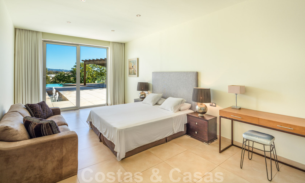 Contemporary, luxury villa for sale, frontline Las Brisas golf with stunning views in Nueva Andalucia, Marbella 39257