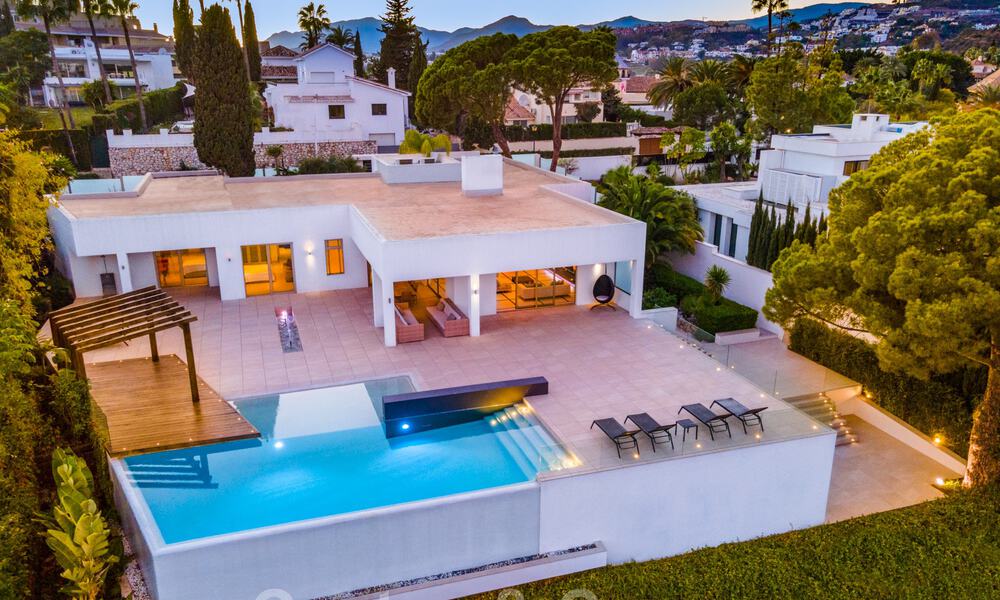 Contemporary, luxury villa for sale, frontline Las Brisas golf with stunning views in Nueva Andalucia, Marbella 39262
