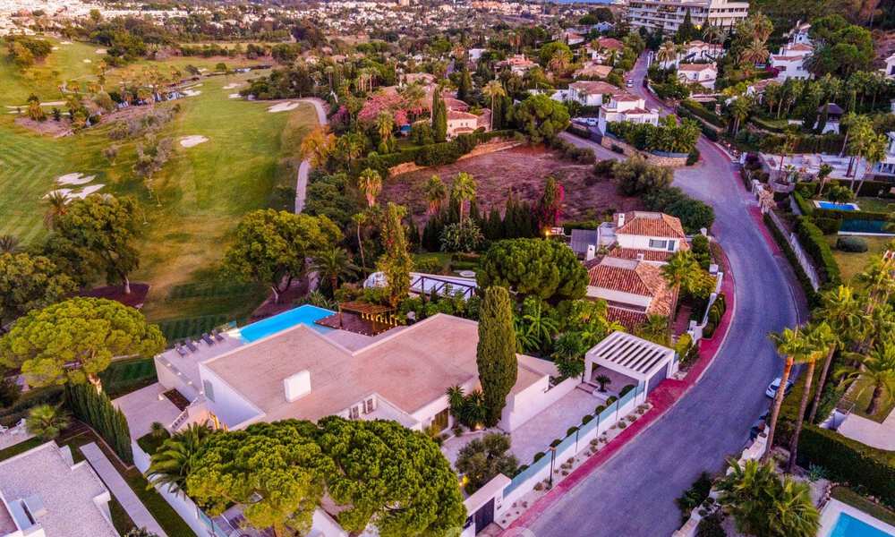 Contemporary, luxury villa for sale, frontline Las Brisas golf with stunning views in Nueva Andalucia, Marbella 39263