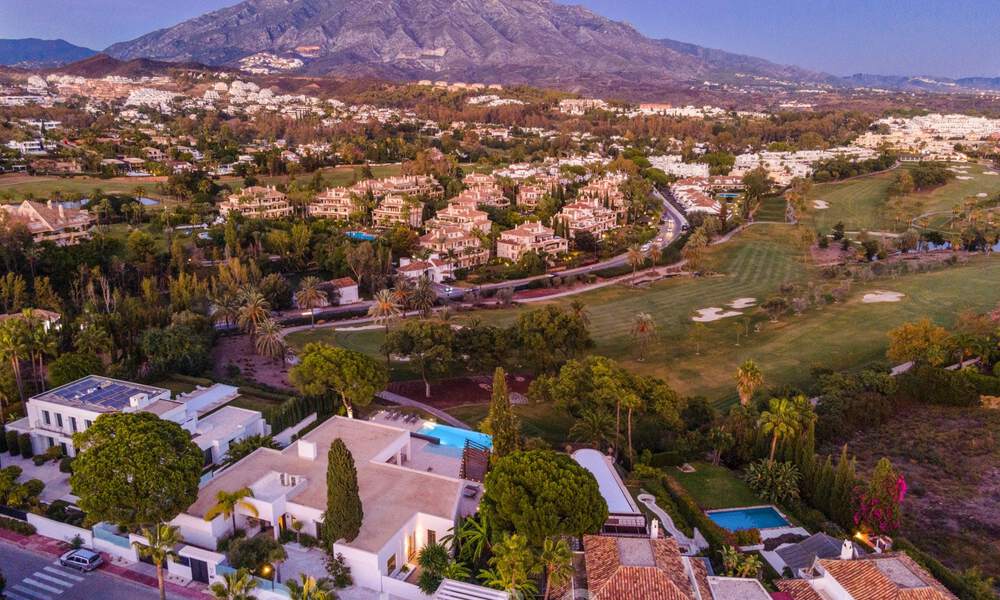 Contemporary, luxury villa for sale, frontline Las Brisas golf with stunning views in Nueva Andalucia, Marbella 39264