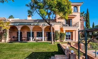 Luxury villa in attractive, Mediterranean style for sale with sea views in a five star golf resort in Benahavis - Marbella 39296 