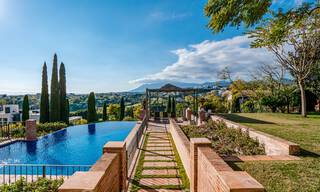 Luxury villa in attractive, Mediterranean style for sale with sea views in a five star golf resort in Benahavis - Marbella 39300 