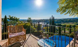 Luxury villa in attractive, Mediterranean style for sale with sea views in a five star golf resort in Benahavis - Marbella 39305 