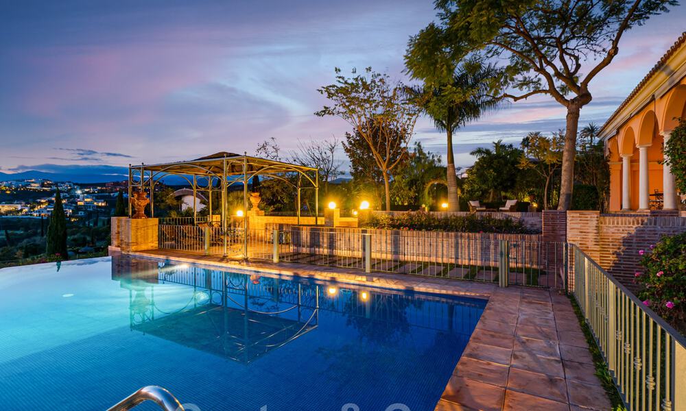 Luxury villa in attractive, Mediterranean style for sale with sea views in a five star golf resort in Benahavis - Marbella 39309