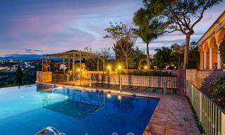 Luxury villa in attractive, Mediterranean style for sale with sea views in a five star golf resort in Benahavis - Marbella 39309 