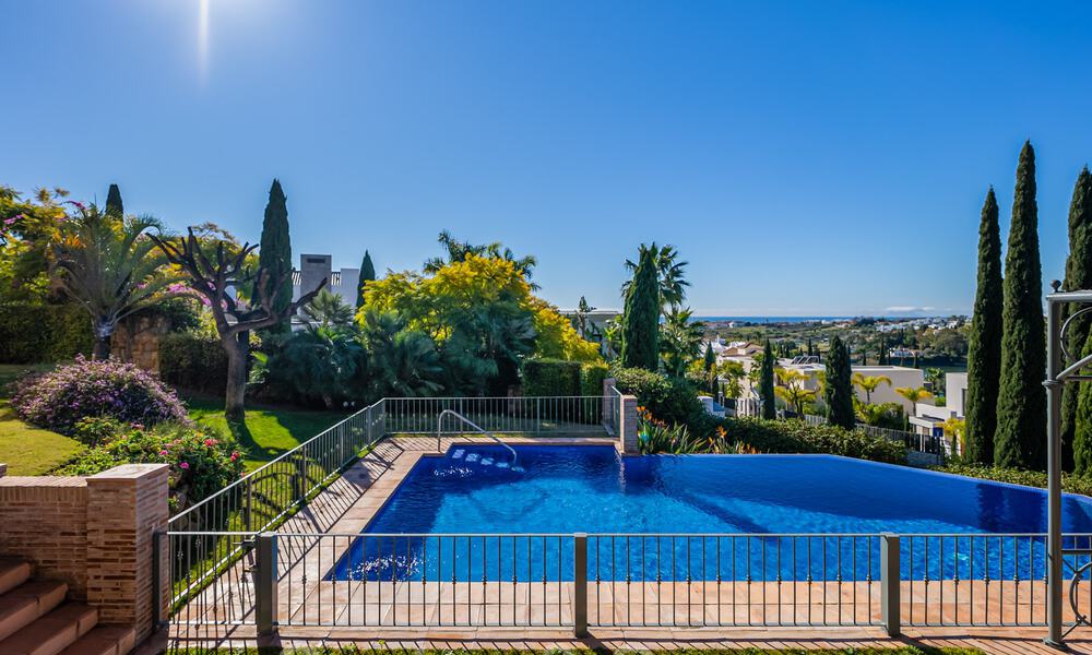 Luxury villa in attractive, Mediterranean style for sale with sea views in a five star golf resort in Benahavis - Marbella 39312