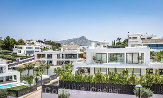 Modern luxury villa for sale in gated residential area in Nueva Andalucia, Marbella 39405 