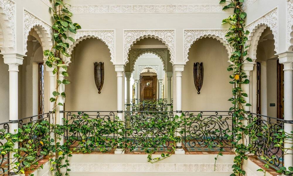 Luxury villa - mansion in an Alhambra style for sale in the exclusive Marbella Club Golf Resort in Benahavis on the Costa del Sol 39506