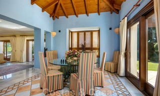 Luxury villa in Mediterranean style for sale within walking distance to the beach, golf course and amenities in the prestigious Guadalmina Baja in Marbella 39568 