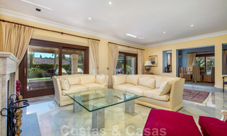 Luxury villa in Mediterranean style for sale within walking distance to the beach, golf course and amenities in the prestigious Guadalmina Baja in Marbella 39575 