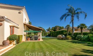 Luxury villa in Mediterranean style for sale within walking distance to the beach, golf course and amenities in the prestigious Guadalmina Baja in Marbella 39583 