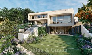 Modern Villa for sale, with sea views, surrounded by a beautiful, green landscape in the exclusive Cascada de Camojan, Golden Mile, Marbella 39628 