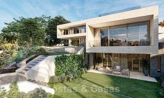 Modern Villa for sale, with sea views, surrounded by a beautiful, green landscape in the exclusive Cascada de Camojan, Golden Mile, Marbella 39629 