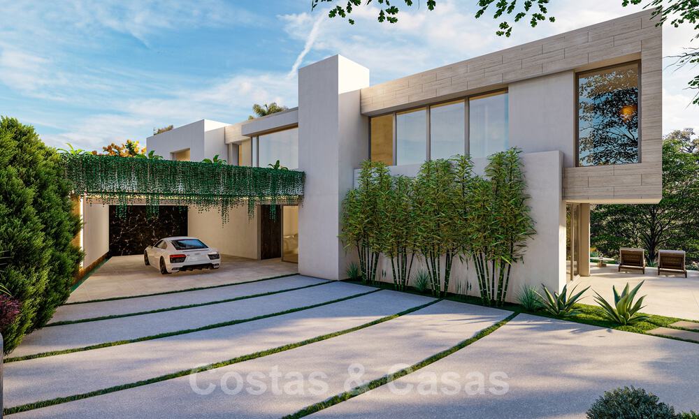 Modern Villa for sale, with sea views, surrounded by a beautiful, green landscape in the exclusive Cascada de Camojan, Golden Mile, Marbella 39634