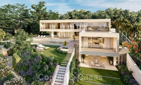 Modern Villa for sale, with sea views, surrounded by a beautiful, green landscape in the exclusive Cascada de Camojan, Golden Mile, Marbella 39664