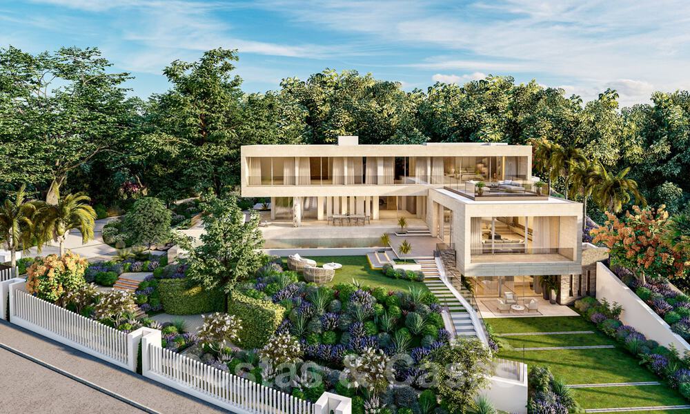 Modern Villa for sale, with sea views, surrounded by a beautiful, green landscape in the exclusive Cascada de Camojan, Golden Mile, Marbella 39665