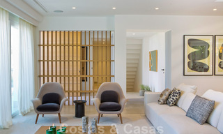 Renovated, spacious luxury villa for sale in a Mediterranean style with a contemporary design in Nueva Andalucia, Marbella 39589 