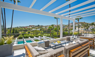 Renovated, spacious luxury villa for sale in a Mediterranean style with a contemporary design in Nueva Andalucia, Marbella 39593 