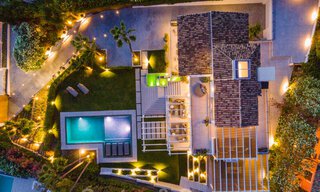 Renovated, spacious luxury villa for sale in a Mediterranean style with a contemporary design in Nueva Andalucia, Marbella 39600 