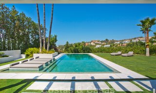 Renovated, spacious luxury villa for sale in a Mediterranean style with a contemporary design in Nueva Andalucia, Marbella 39605 