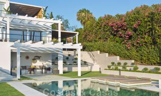 Renovated, spacious luxury villa for sale in a Mediterranean style with a contemporary design in Nueva Andalucia, Marbella 39626 