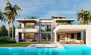 Modern, luxury villa for sale in a gated and secure community on the Golden Mile in Marbella 39712 
