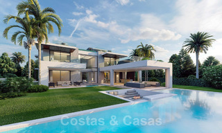Modern, luxury villa for sale in a gated and secure community on the Golden Mile in Marbella 39714 