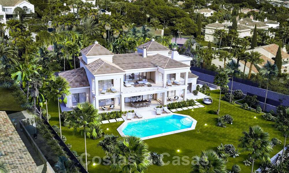 Magnificent luxury villa for sale in contemporary Andalusian style with a classy interior design in Sierra Blanca, Marbella 39723
