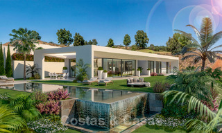 Modernist villa for sale in the golf resort of Mijas with panoramic sea views 39800 
