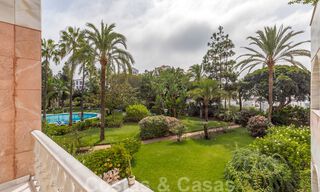 Contemporary renovated, frontline beach apartment for sale in Gray D'Albion in Puerto Banus, Marbella 39768 