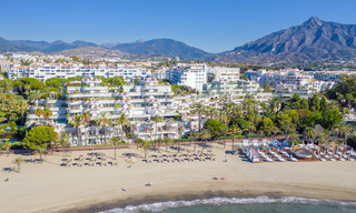 Contemporary renovated, frontline beach apartment for sale in Gray D'Albion in Puerto Banus, Marbella 39787 