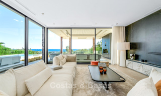 Modern, architectural villa with panoramic sea views for sale in a five star golf resort in Marbella - Benahavis 791726 