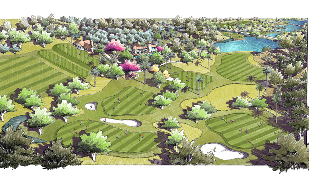Modern, luxury, new development of apartments for sale in golf resort in Benahavis - Marbella 39827