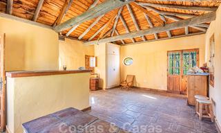 Traditional rustic style property for sale on a spacious plot of more than 17.000m² on the outskirts of town in exclusive Benahavis 39950 