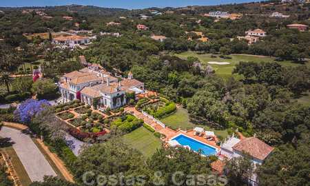 Breathtaking, stylish, Andalusian property for sale on first line golf in Altos de Valderrama, Sotogrande 39977