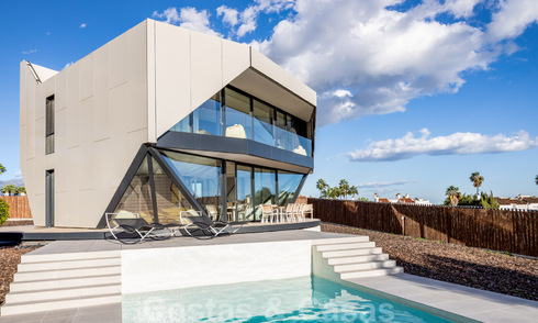 Unique, avant-garde, 360° intelligent rotating villa for sale on the New Golden Mile, between Marbella and Estepona 40226