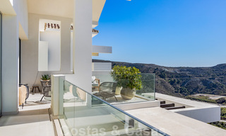 Ready to move in, modern - Andalusian new, luxury apartments for sale with sea views in a gated resort in Benahavis - Marbella 40244 