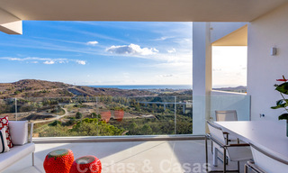 Ready to move in, modern - Andalusian new, luxury apartments for sale with sea views in a gated resort in Benahavis - Marbella 40270 