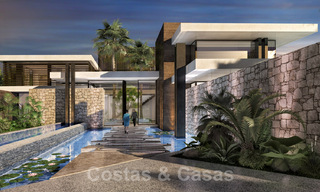 Building land + exclusive construction project for sale for a contemporary, modern villa on the Golden Mile, Marbella 40309 