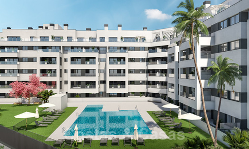 Ready to move in, modern - new apartments for sale in Marbella center just steps away from the beach 40353