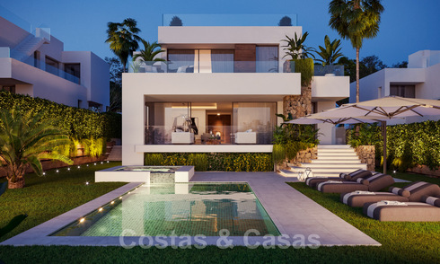 Modern, newly built villas for sale on the Golden Mile, Marbella 40365