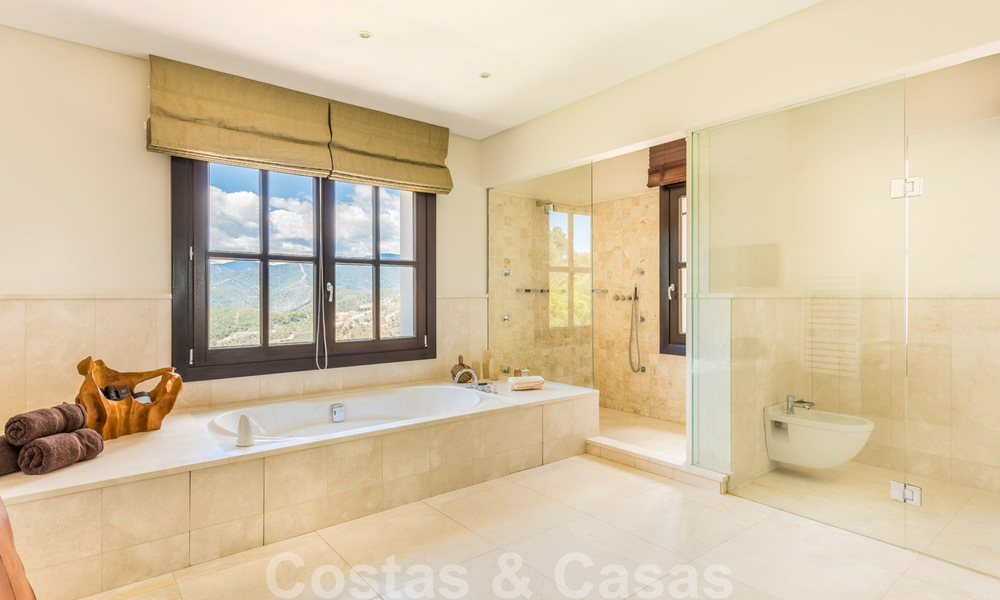 Contemporary Spanish style villa for sale in the very exclusive La Zagaleta Resort in Marbella - Benahavis 40418