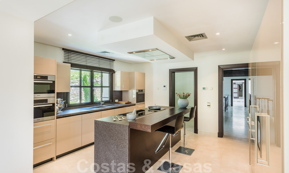 Contemporary Spanish style villa for sale in the very exclusive La Zagaleta Resort in Marbella - Benahavis 40420