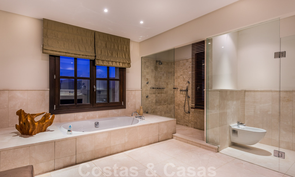 Contemporary Spanish style villa for sale in the very exclusive La Zagaleta Resort in Marbella - Benahavis 40430