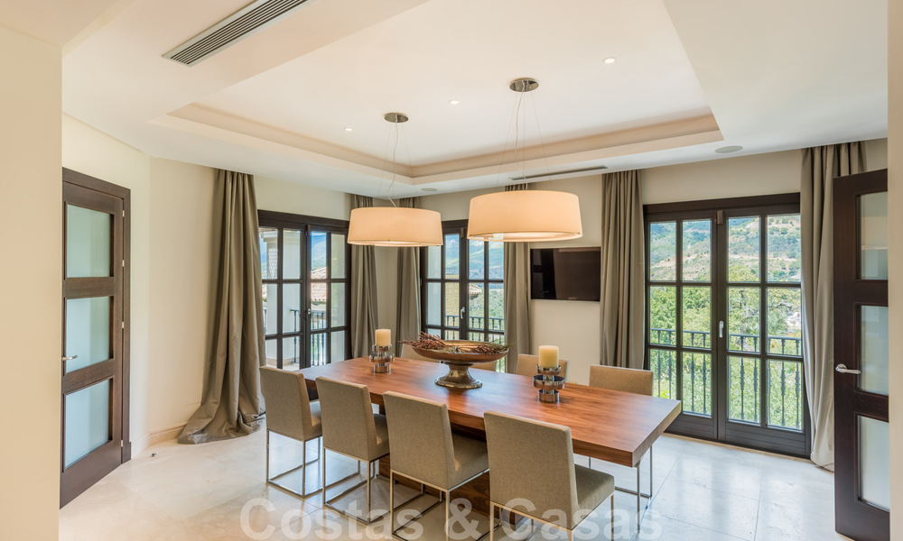 Contemporary Spanish style villa for sale in the very exclusive La Zagaleta Resort in Marbella - Benahavis 40432