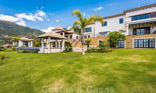 Contemporary Spanish style villa for sale in the very exclusive La Zagaleta Resort in Marbella - Benahavis 40436 