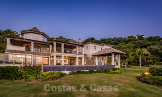 Contemporary Spanish style villa for sale in the very exclusive La Zagaleta Resort in Marbella - Benahavis 40444 