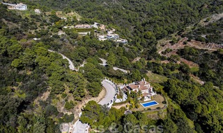 Contemporary, modern villa for sale, located in natural surroundings, with breath-taking views of the valley and the sea, in a gated resort in Benahavis - Marbella 40527 